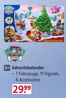 Rossmann Paw patrol adventskalender Angebot