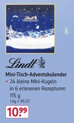 Rossmann Lindt mini-tisch-adventskalender Angebot