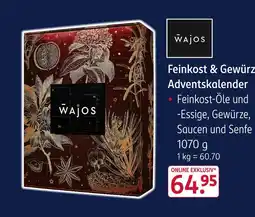 Rossmann Wajos feinkost & gewürz adventskalender Angebot