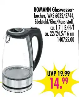 Möbel Boss Glaswasserkocher Angebot