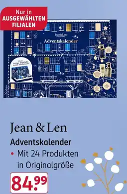 Rossmann Jean & len adventskalender Angebot