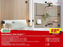 toom Baumarkt Kosche akustikpaneel „eiche furniert“ Angebot