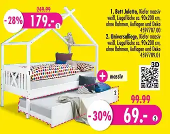 Möbel Boss Bett juletta Angebot
