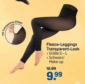 Rossmann Fleece-leggings transparent-look Angebot
