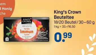 Rossmann King’s crown beuteltee Angebot
