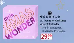 Rossmann Essence all i want for christmas adventskalender Angebot