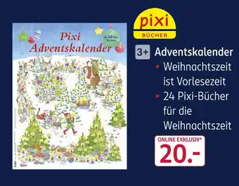 Rossmann Pixi bücher adventskalender Angebot
