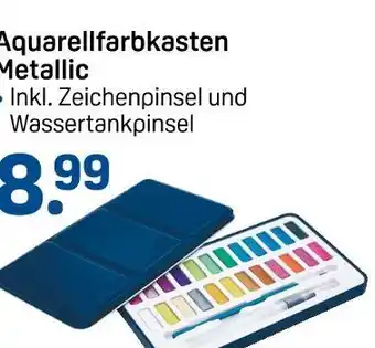 Rossmann Aquarellfarbkasten metallic Angebot