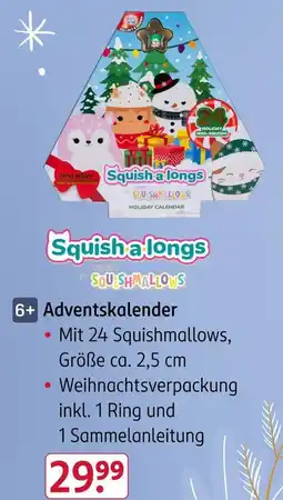 Rossmann Squishmallows squish a longs adventskalender Angebot