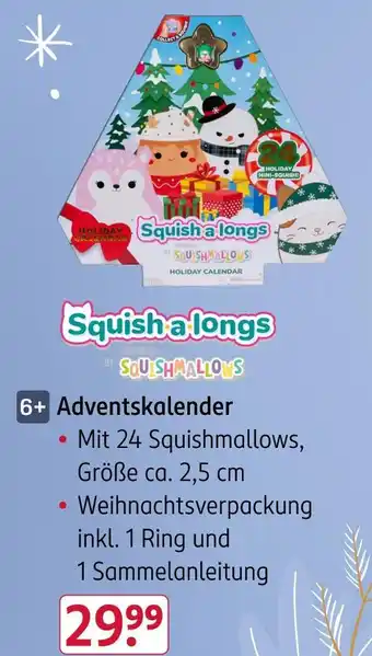 Rossmann Squishmallows squish a longs adventskalender Angebot