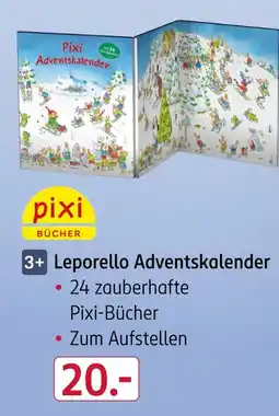 Rossmann Pixi leporello adventskalender Angebot