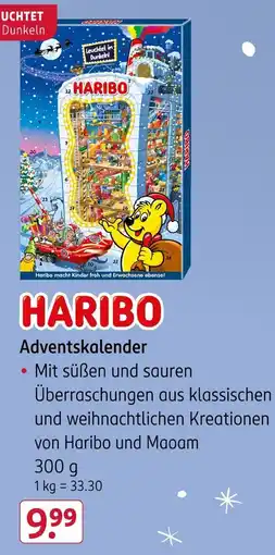 Rossmann Haribo adventskalender Angebot