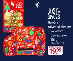 Rossmann Just spices gewürz adventskalender Angebot
