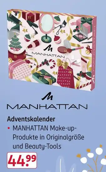 Rossmann Manhattan adventskalender Angebot