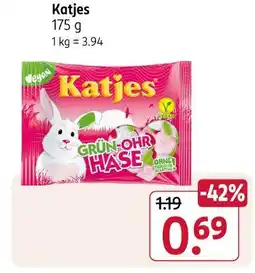 Rossmann Katjes grün-ohr hase Angebot