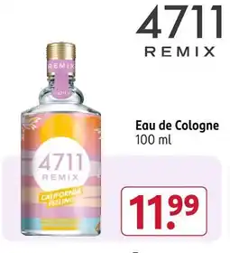 Rossmann 4711 remix california feeling eau de cologne Angebot