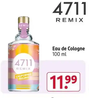 Rossmann 4711 remix california feeling eau de cologne Angebot