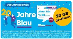 Rossmann Blau allnet flat 15 gb lte/5g Angebot