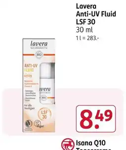 Rossmann Lavera anti-uv fluid lsf 30 Angebot
