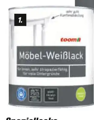toom Baumarkt Möbel-weißlack Angebot