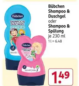 Rossmann Bübchen shampoo & duschgel Angebot