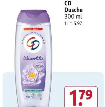 Rossmann Cd dusche wasserlilie Angebot
