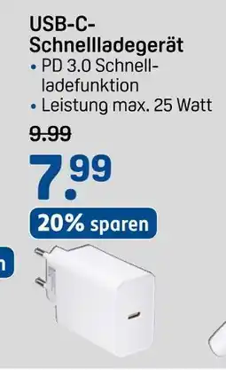 Rossmann Usb-c-schnellladegerät Angebot