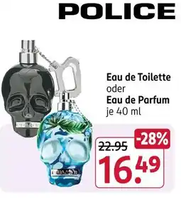 Rossmann Police eau de toilette Angebot