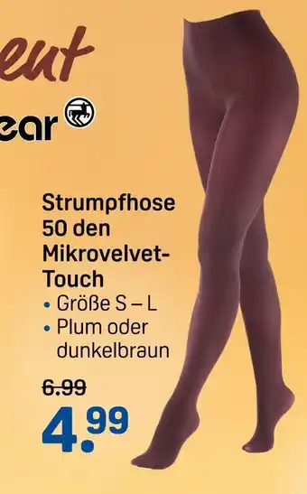 Rossmann Strumpfhose 50 den mikrovelvet-touch plum Angebot