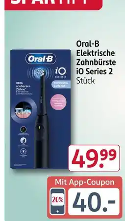 Rossmann Oral-b elektrische zahnbürste io series 2 Angebot