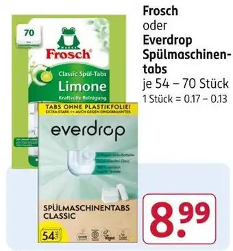 Rossmann Frosch classic spül-tabs limone Angebot