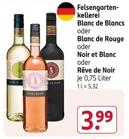 Rossmann Felsengartenkellerei blanc de blancs Angebot