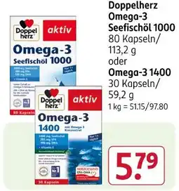 Rossmann Doppelherz omega-3 seefischöl 1000 Angebot