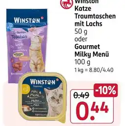 Rossmann Winston katze traumtaschen mit lachs Angebot