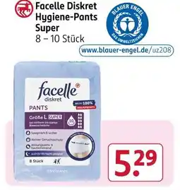 Rossmann Facelle diskret hygiene-pants super Angebot