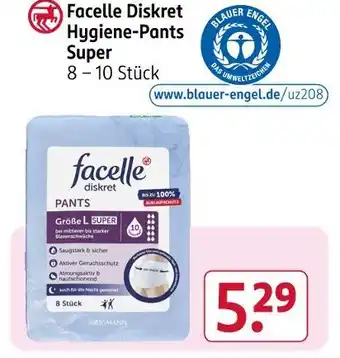 Rossmann Facelle diskret hygiene-pants super Angebot