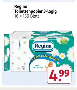 Rossmann Regina toilettenpapier 3-lagig Angebot