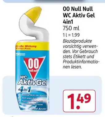 Rossmann Null null wc aktiv gel 4in1 Angebot
