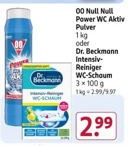 Rossmann 00 null null power wc aktiv pulver Angebot