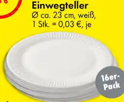 TEDi Einwegteller Angebot