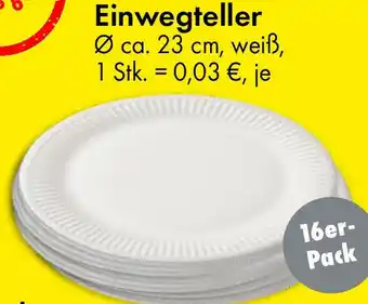 TEDi Einwegteller Angebot
