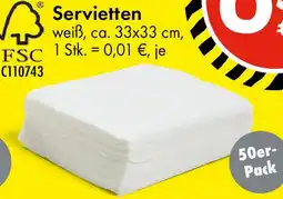 TEDi Servietten Angebot