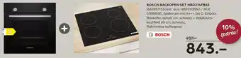 Möbel Buss BOSCH BACKOFEN SET HBD214FB65 Angebot
