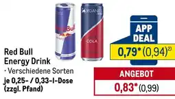 METRO Red Bull Energy Drink Angebot
