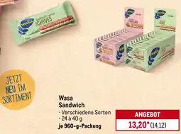 METRO Wasa Sandwich Angebot