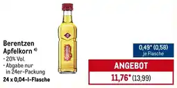 METRO Berentzen Apfelkorn Angebot