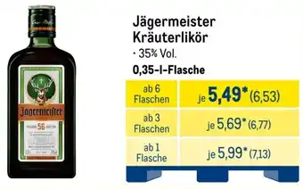 METRO Jägermeister Kräuterlikör Angebot