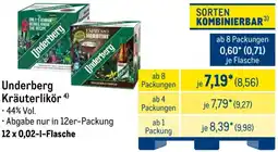 METRO Underberg Kräuterlikör Angebot