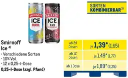 METRO Smirnoff Ice Angebot