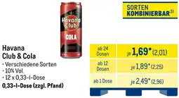 METRO Havana Club & Cola Angebot